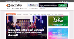 Desktop Screenshot of esctoday.com